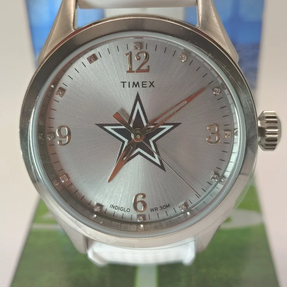 2015 Limited Edition Timex‎ INDIGLO Dallas Cowboys NFL Mens Quartz Watch New